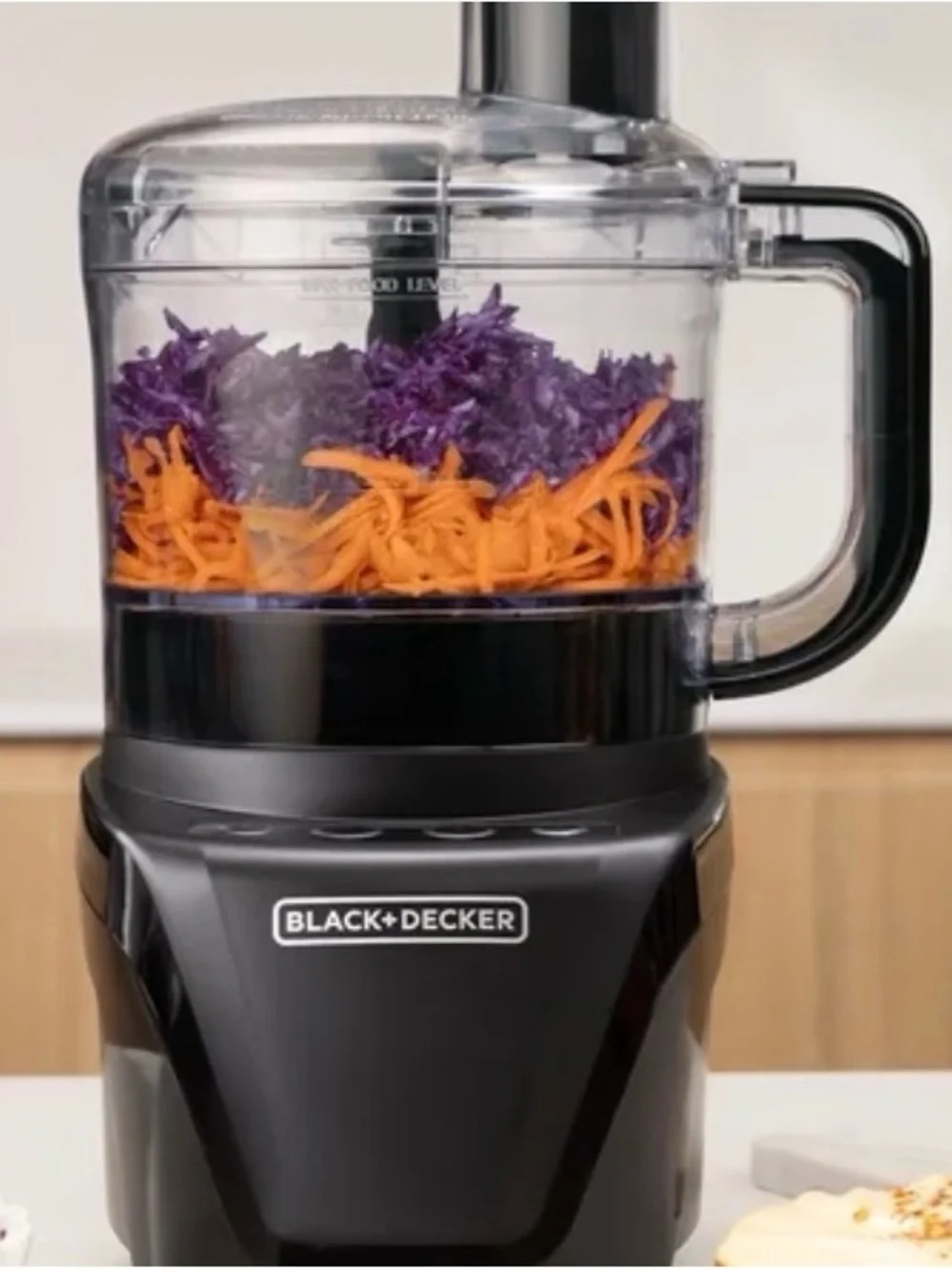 BLACK+DECKER Easy Assembly 8-Cup Food Processor 850W 2 Speeds +Pulse Chop Puree